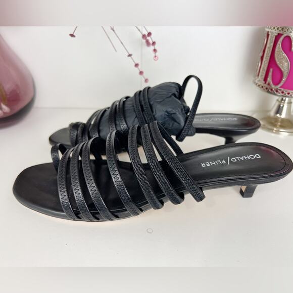 Donald J Pliner Evone Easy Napa Kitten-Heel Mule Sandal Size 10M - Picture 2 of 14